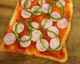 ポテチ乗せピザトースト♫作り方3写真