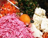 ☆韓国家庭料理☆挽肉と豆腐のハンバーグ作り方3写真