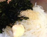 ゴマ春雨ワカメ+野菜のサラダ!作り方2写真