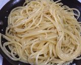 茄子とほうれん草と豚肉のパスタ作り方10写真
