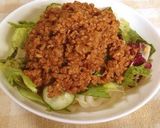 ピリ辛！肉味噌サラダうどん作り方6写真