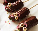 簡単可愛いおやつ♡チョコバナナくん作り方7写真