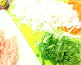 ささみで低カロリー　鶏肉の野菜炒め作り方1写真