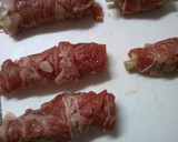 お弁当に簡単！ごぼうの牛肉巻き　甘辛たれ作り方3写真