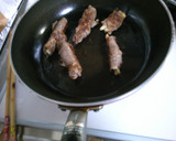 お弁当に簡単！ごぼうの牛肉巻き　甘辛たれ作り方5写真