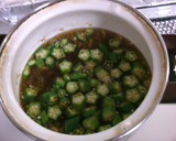 簡単！　オクラと　みょうがの　すまし汁作り方5写真