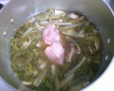 山東菜と　きのこピーマン　鶏肉の　中華煮作り方7写真