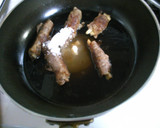お弁当に簡単！ごぼうの牛肉巻き　甘辛たれ作り方6写真