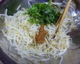 もやしと青じその味噌マーガリン和え作り方3写真