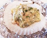 殻付き帆立貝のブルターニュ風オーブン焼き作り方7写真