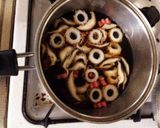干し椎茸の戻し汁でお吸い物作り方2写真