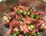 チャモロ料理／ビーフ・ケラグェン作り方6写真