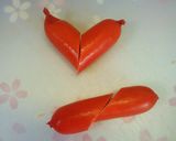 ♡はーとのウィンナー♡作り方1写真