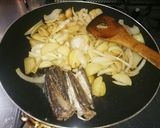 オイルサーディンとポテトのパン粉炒め作り方6写真
