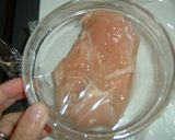 鶏肉とザーサイのねぎ和え作り方1写真