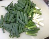 津山のB級グルメ ホルモンうどん作り方3写真