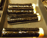 コンビーフin♡ちくわの海苔巻焼き作り方4写真