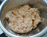 ジューサーのかすで作る鶏団子スープ作り方1写真