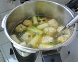 ジューサーのかすで作る鶏団子スープ作り方2写真