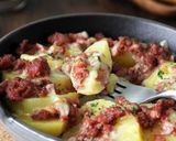 短時間調理★ポテトとコンビーフのグラタン作り方6写真