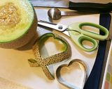 メロンの器 かわいいハート♪作り方1写真