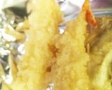 半熟卵とえびの天ぷらのぶっかけうどん作り方2写真