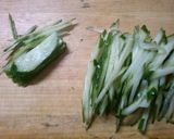 鶏ささみ もやし キュウリの からし和え作り方4写真