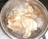 大蒜と豆板醤で夏野菜と木耳の中華冷しゃぶ作り方2写真