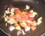 大蒜と豆板醤で夏野菜と木耳の中華冷しゃぶ作り方4写真