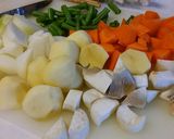 手羽元＆野菜＆蒟蒻煮作り方3写真