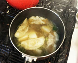 とろとろ☆かぶと水ぎょうざのスープ作り方2写真