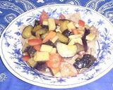 大蒜と豆板醤で夏野菜と木耳の中華冷しゃぶ作り方5写真