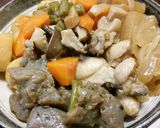 手羽元＆野菜＆蒟蒻煮作り方10写真