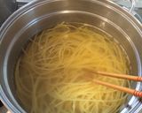 高菜とベーコンとジャコのパスタ作り方2写真