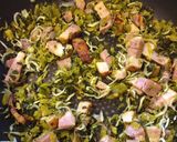 高菜とベーコンとジャコのパスタ作り方3写真
