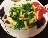 水菜と油揚げのおひたし作り方4写真