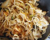 もやしたっぷり♪豚キムチとん平焼き作り方3写真