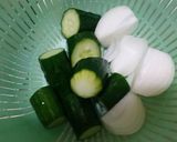 きゅうりとじゃがいものカレー作り方1写真