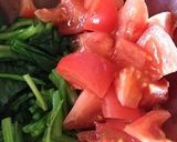 簡単20分♪鶏肉トマトほうれん草カレー作り方2写真