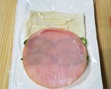 カタツムリのロールサンド♪あじさい添え作り方4写真