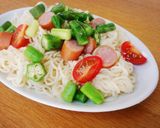 コロコロ野菜の冷やしつけ麺作り方5写真