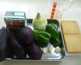 厚揚げと夏野菜のトマトガーリック煮込み♪作り方1写真