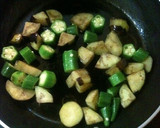 厚揚げと夏野菜のおろしポン酢あえ作り方1写真