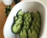 お弁当：塩振りキュウリ〜(o˘◡˘o)♡作り方10写真