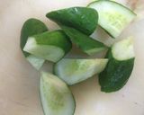 俺流！夏野菜炒め・青じそドレッシング味作り方2写真