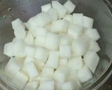 大根のコロコロペッパー焼き作り方1写真