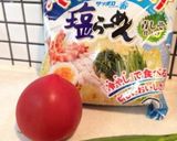 簡単ランチ☆夏野菜と海鮮冷やしラーメン作り方1写真