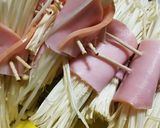 お弁当に！簡単えのきのハム巻き揚げ作り方3写真