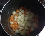 簡単★ゴロゴロ野菜のポトフ風スープ作り方1写真