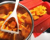 STAUB☆玄米のパンプキンリゾット作り方2写真